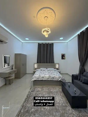 للإيجار استوديو مفروش vip أول ساكن في منطقة زاخر قرب مكاني مول