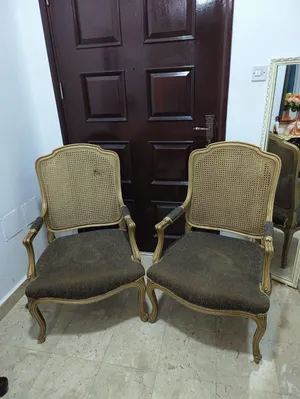كرسين منفردين خشب