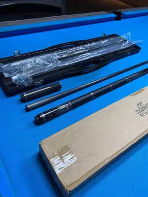 JFlower 12.5mm Leather Wrap Billiard Cue + Hard Case