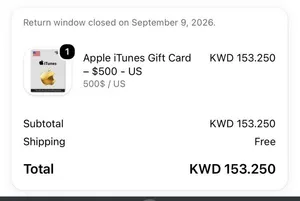 iTunes gaming card for Sale in Kuwait City