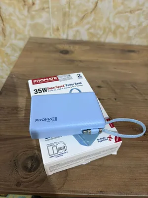 شاحن متنقل بور بنك Power bank جديد استعمال مرة واحدة فقط ماركة promate