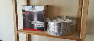 طنجرتين مع بعض 30cm + 32cm ب50 دينار  ستانلس ستيل جديدة تركي صنف أول Stainless Steel