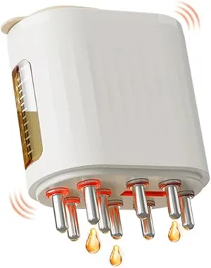 آلة مساج وتوزيع الزيت للشعر  electric massage brush  وضمان سنة