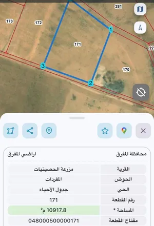 أرض للبيع غرب مزارع حمودة