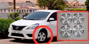 للبيع طاسات كفر تاير نيسان صني اصلي Nissan Sunny original wheel covers for sale.