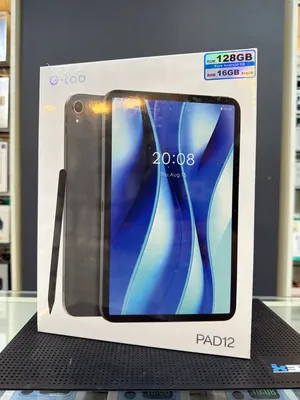 Gtab pad12 16ram/128gb new /مدخل خل جديد مكفول سنه من الوكيل مع كفر ولزقه وقلم