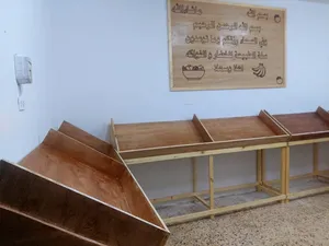 رفوف عرض خضار خشب
