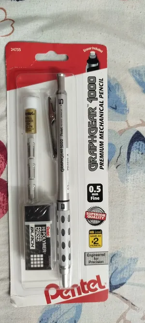 قلم ميكانيك احترافي ياباني شركة بنتل كراف Pentel GraphGear 1000 Mechanical Drafting Pencil (0.5mm),