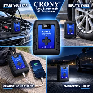 CRONY Car Jump Starter with Air Compressor & Battery Booster