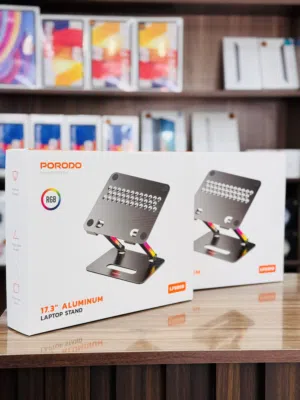 PORODO LFS-050 17.3’’ aluminium laptop ستاند للايباد stand