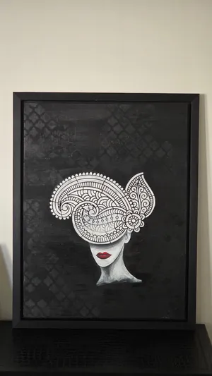 Patina Calligraphy Painting