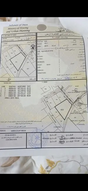 Farm Land for Sale in Al Batinah Saham