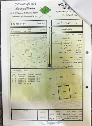 للبيع أرض سكنية في عبري – الطيب