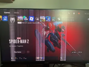شاشة جيمنج خربانة بدون كسر acer بوصة24, 180hz