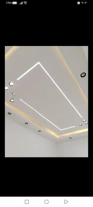 خلفه ديكورات جبس سقوف ثانويه