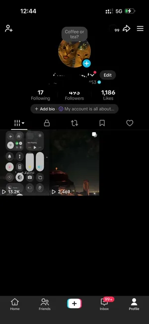 للبيع حساب تيك توك موثق