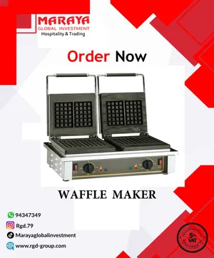 MARAYA KITCHEN EQUIPMENT WAFFLE MACHINE
