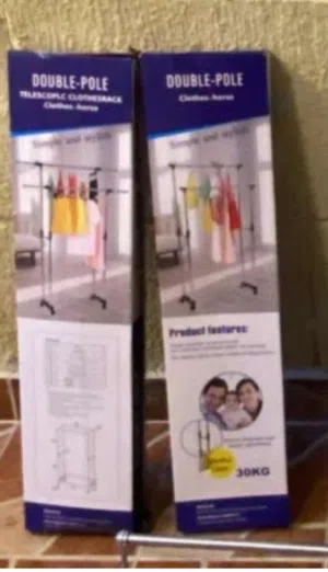 2 new clothes stand 7 kd 2 ستاند ملابس جديد 5دينار