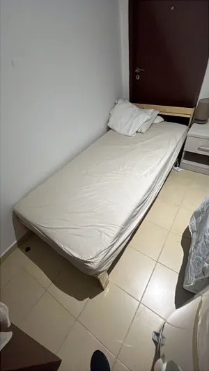 Single Wooden Bed with Mattress