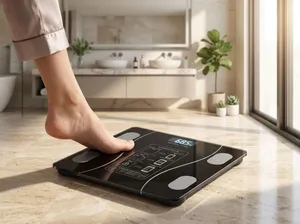 ميزان رقمي ذكي بتكنولوجيا البلوتوث مع تطبيق الهاتف