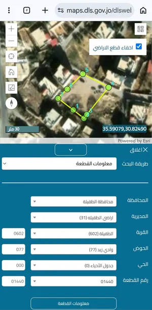 قطعة ارض بالقرب من روضه نجد العالمية المساحة 892م