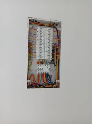 Electrical and plumbing services. خدمات الكهرباء والسباكة