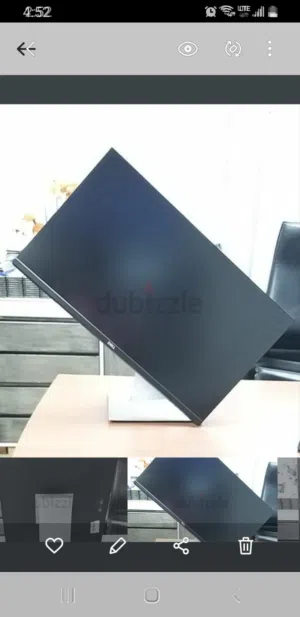 24 inc Dell Border Less IPS Display Full HD LED Monitor With HDMI + Hidrolic Stand Model No P2419H