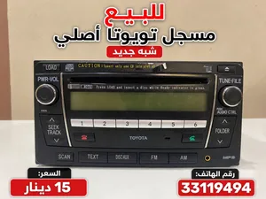 للبيع مسجل تويوتا اصلي تركب على اكثر أنواع التويوتا
