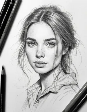 رسم لوحات بورترية بالفحم والرصاص /رسم اشخاص / شخصيات مرسومة بالرصاص / رسامات بالفحم