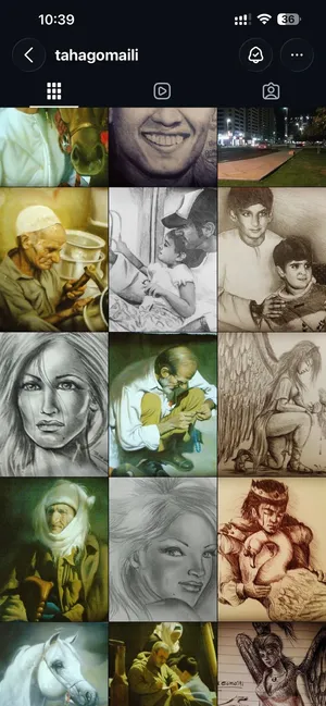 رسام لوحات واعلانات