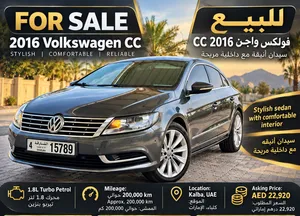 Volkswagen CC 2016 1.8L Turbo Petrol Mileage: Approx. 200,000