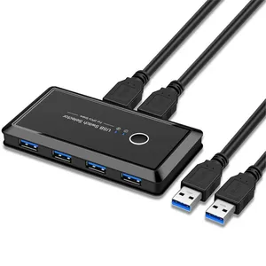 سويتش مشاركة USB 3.0 بين حاسبين – 4 منافذ