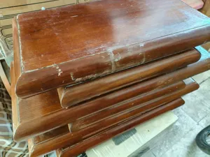 رفوف ديكور خشبية للبيع بحاجة فقط لدهن