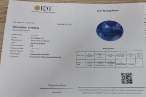 Natural Blue Sapphire
