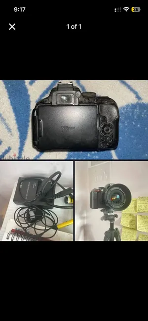نيكون d5300 + lens 17-50mm 2.8 + flash tirpo 128