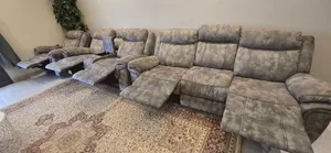طقم كنب أمريكي فاخر مريح (ريكلاينر استرخاء)
