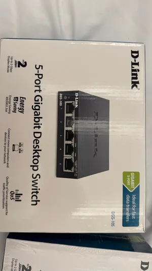 D-Link DGS-105 سويتش شبكة 5 منافذ Gigabit