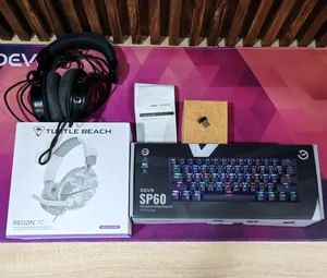 Turtal Beach Recon 70 Devo SP60 Mechanical gaming keyboard Fantech MH82 tp-link TX10UB Wifi & Blueto