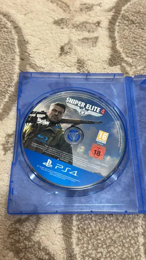 شريط لعبة بلستيشن sniper elite 4 للبيع او البدل