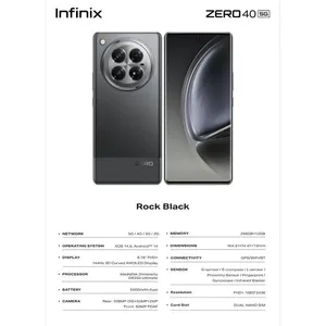 Infinx zero 40 5G 512 / 8 + 8  مستخدم بحالة الوكالة