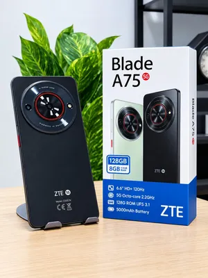 Brand New ZTE Blade A75 in Oman 128GB Storage