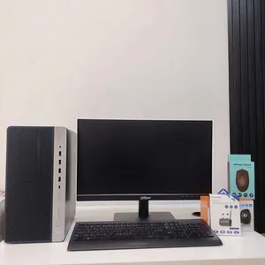 جهاز HP مكتبي كامل + شاشة 22 إنش جديدة 120Hz — فقط 169 دينار!