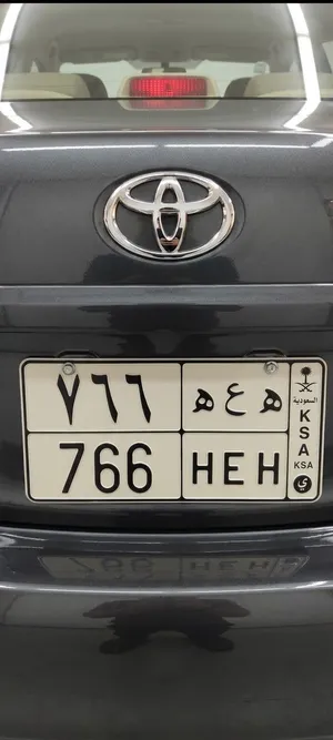 DISTINCTIVE NUMBER PLATE FOR SALE 766 H E H (766 هـ ع هـ)