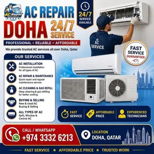 Ac service repair AC full maintenance Ac Selling AC buying AC Best Repair In Doha Qatar