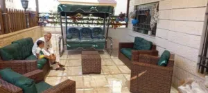 اجمل المراجيح والجلسات الخارجية
