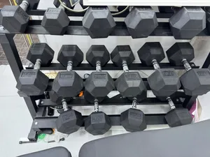 Commercial Dumbbell Set + Adjustable Bench for Sale