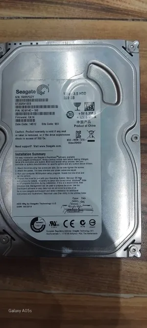 هاردسك 320Gb مستعمل اسبوع مافيه اي خرب