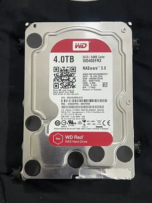 WD Red 4TB 3.5” HDD 0 Days Used Fully Working Hard Drive