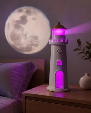 مصباح المنارة البحرية وإسقاط القمر (Moonlight Lamp)