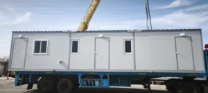 Brand New Sandwich Panel 12x3.60 MTR Portacabin 2 Room with toilet and pantry at TARIQ AL KHOUD LLC